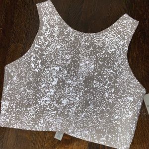 Reflective Energetic Cropped Tank NWT